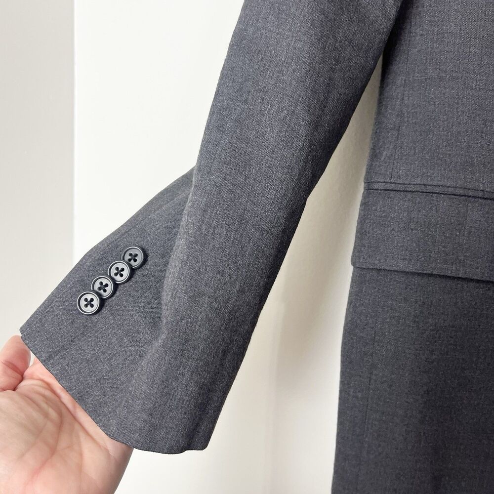John Varvatos Blazer Dark Gray SOHO Fit Wool Men’s 44R - Picture 2 of 13